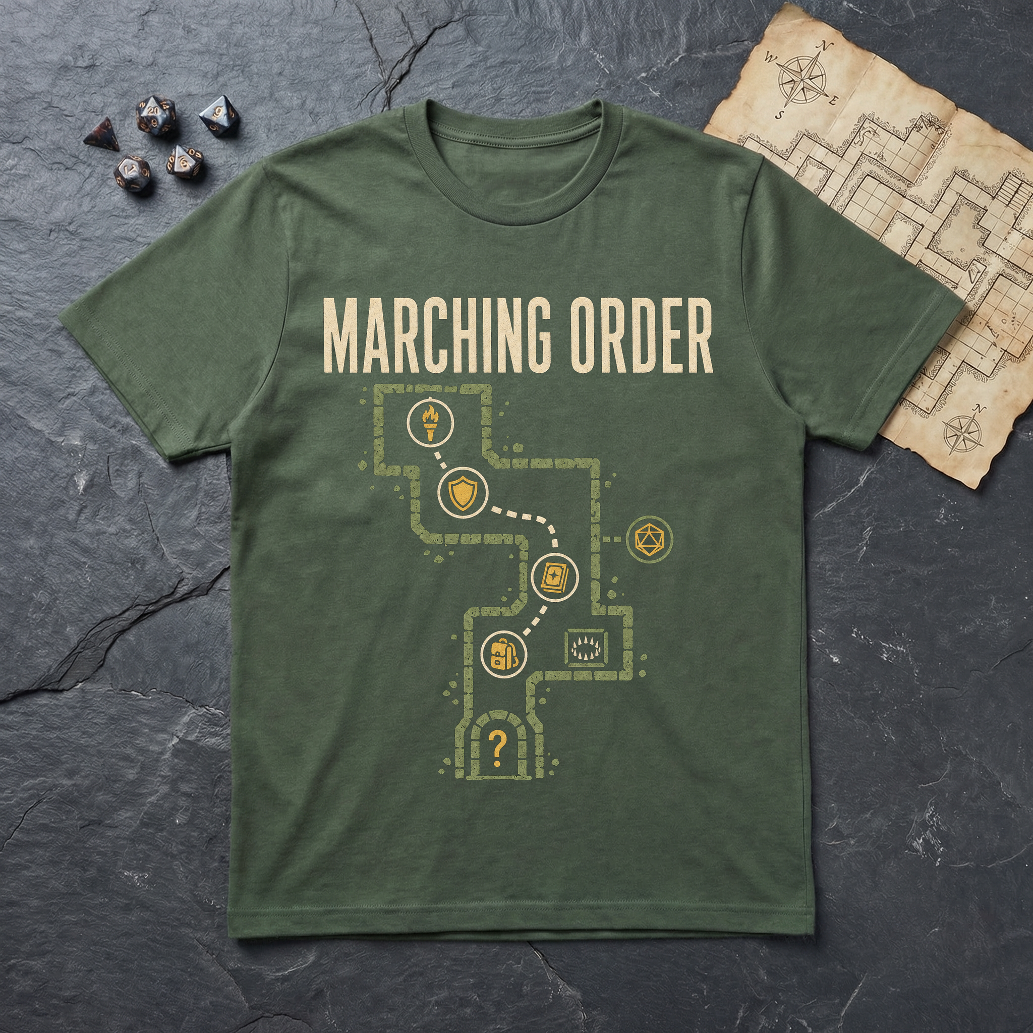 Marching Order T-Shirt — Military Green