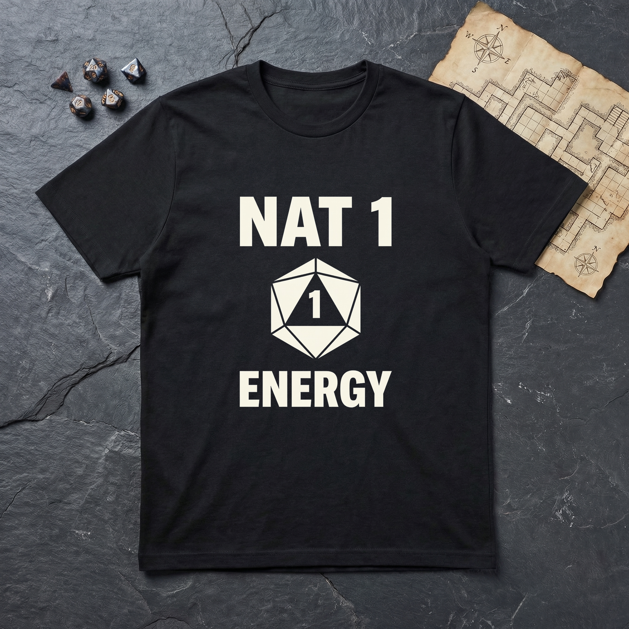 Nat 1 Energy T-Shirt — Black