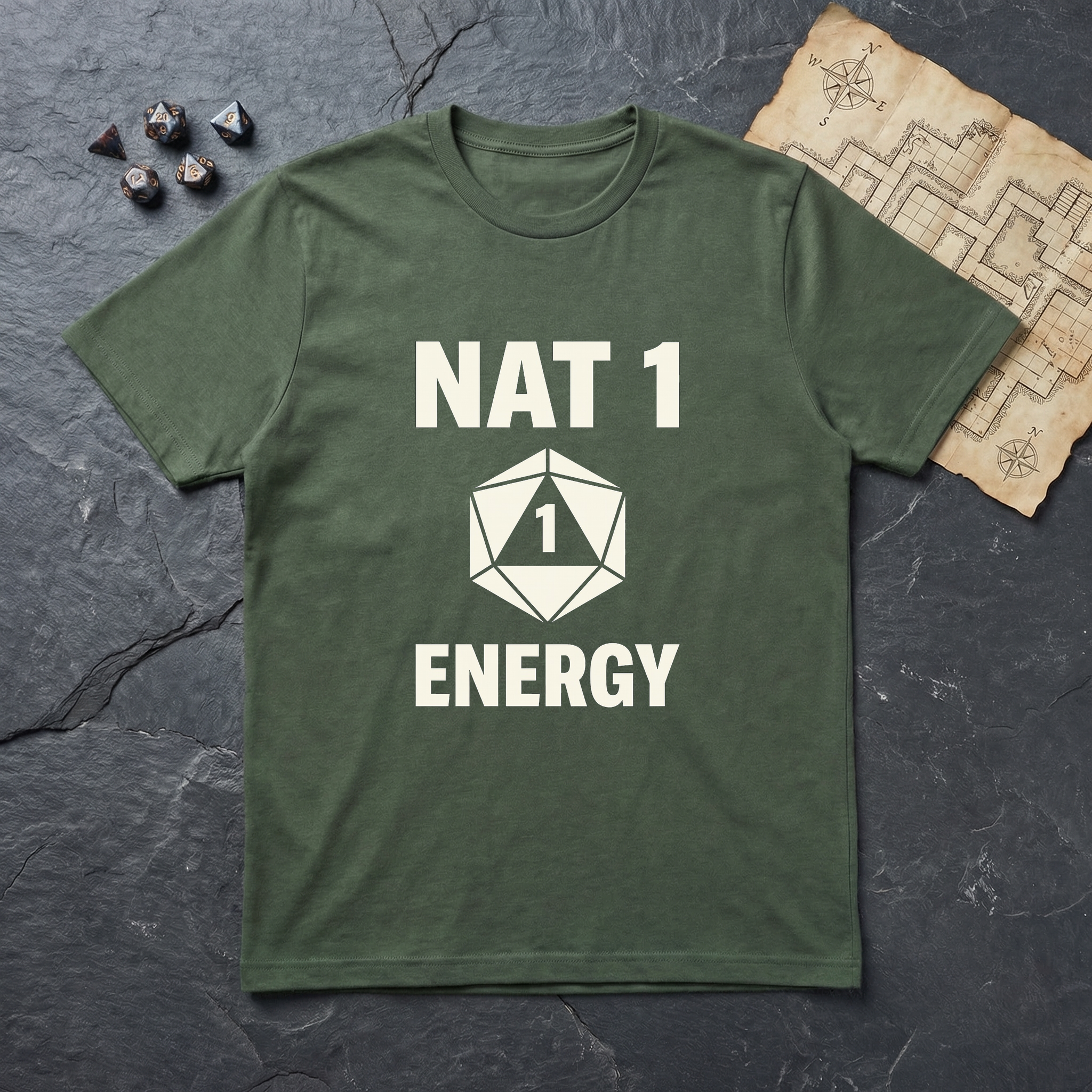 Nat 1 Energy T-Shirt — Military Green