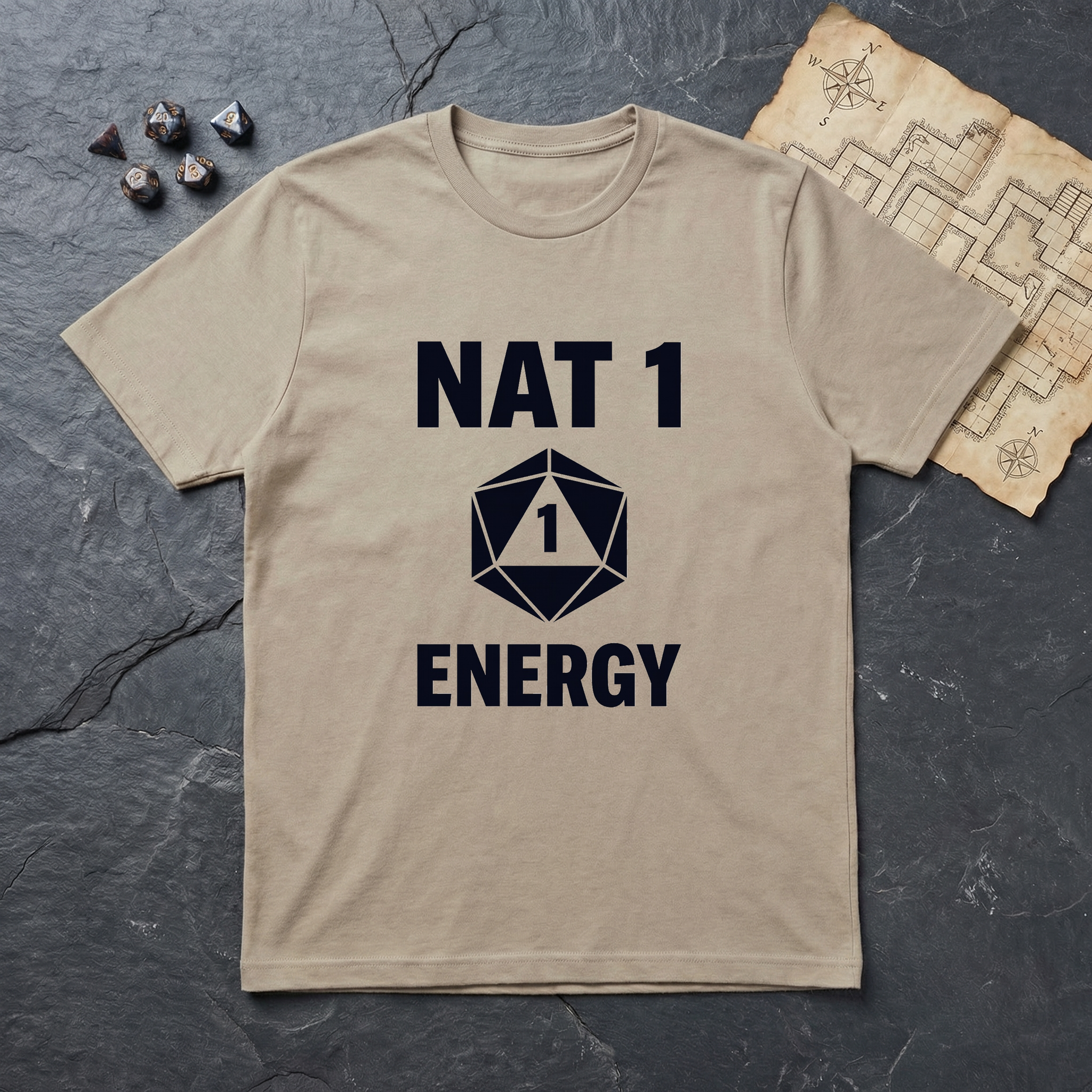 Nat 1 Energy T-Shirt — Sand