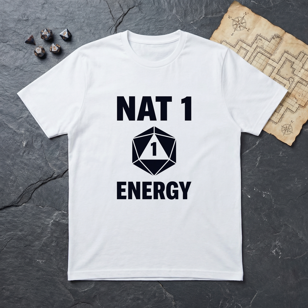 Nat 1 Energy T-Shirt — White