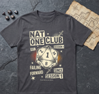 Nat One Club T-Shirt — Charcoal