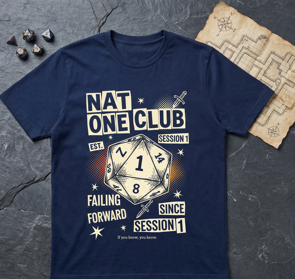 Nat One Club T-Shirt — Navy