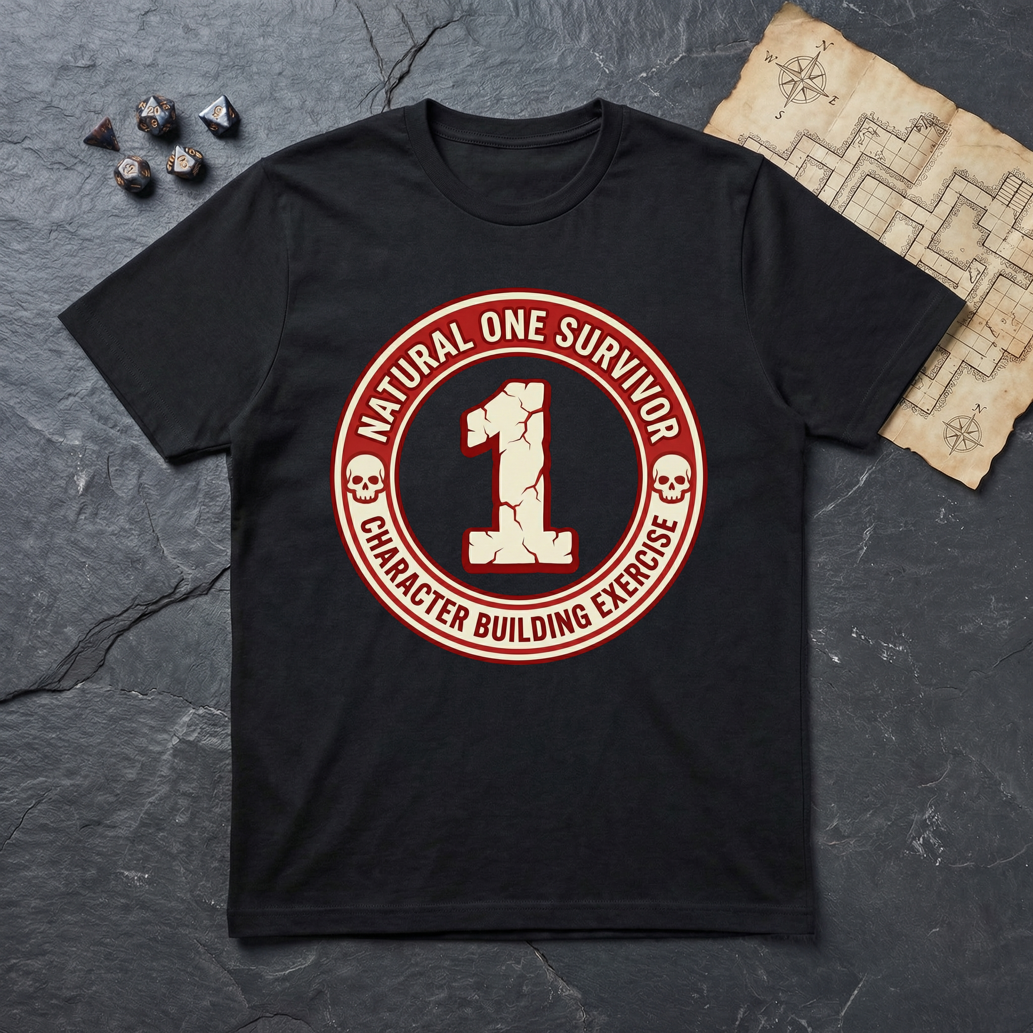 Natural One Survivor T-Shirt — Black