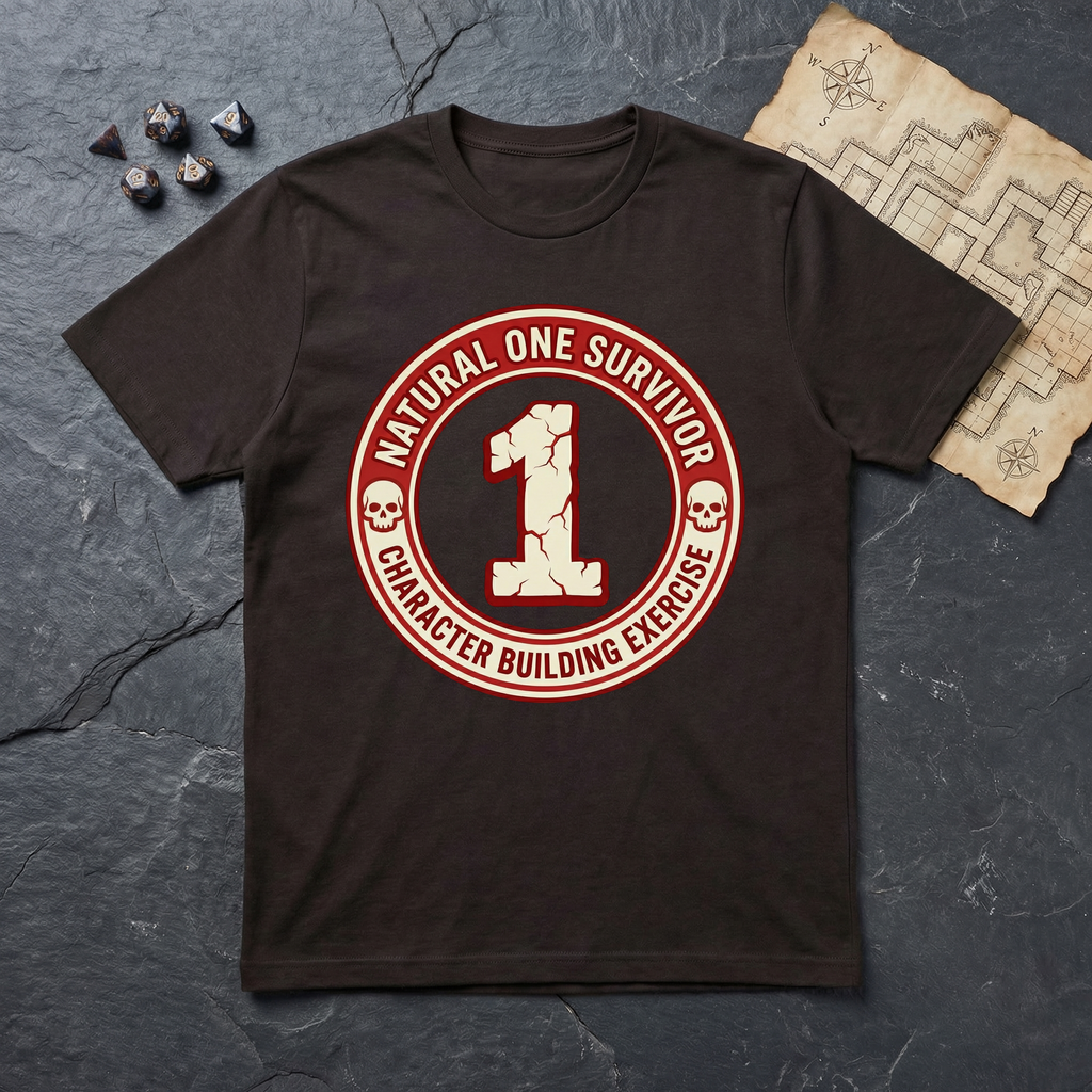 Natural One Survivor T-Shirt — Dark Chocolate
