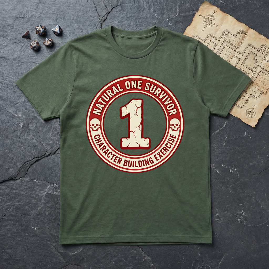 Natural One Survivor T-Shirt — Military Green