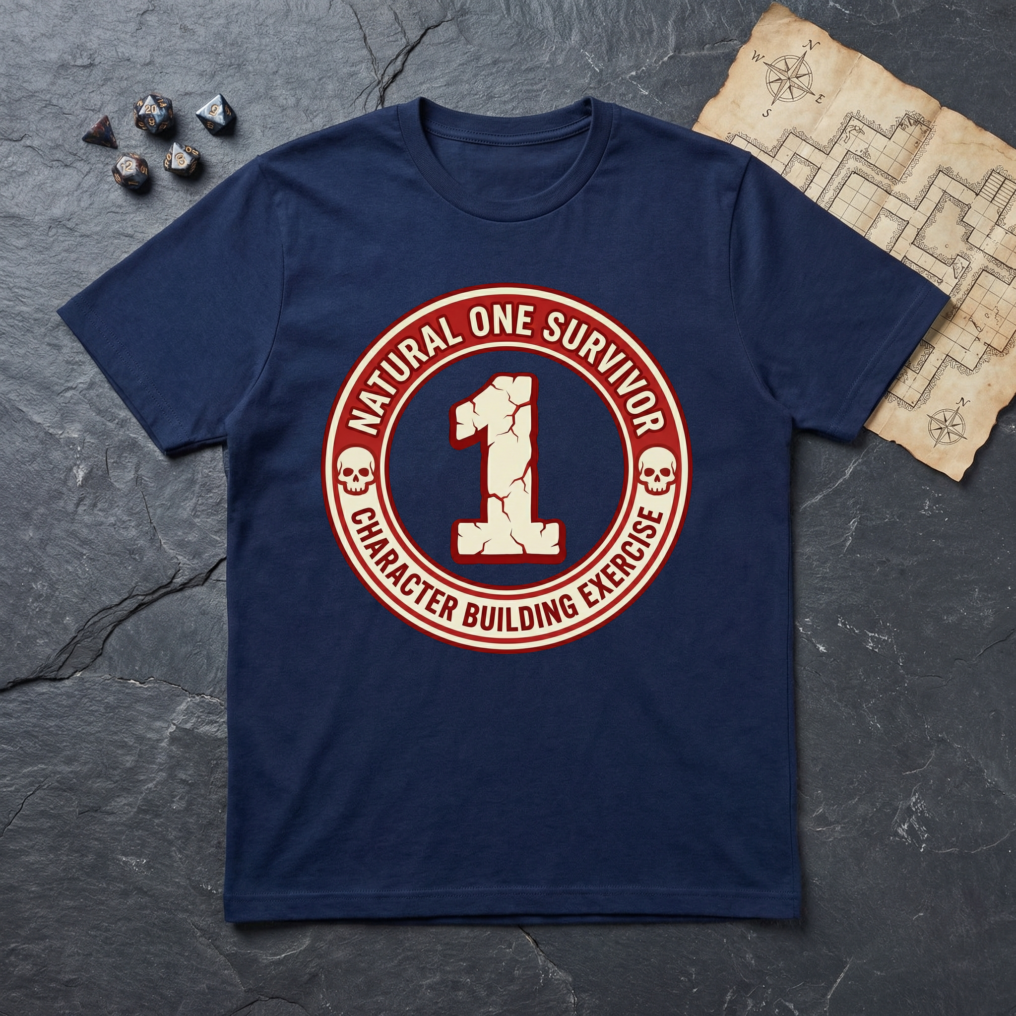 Natural One Survivor T-Shirt — Navy