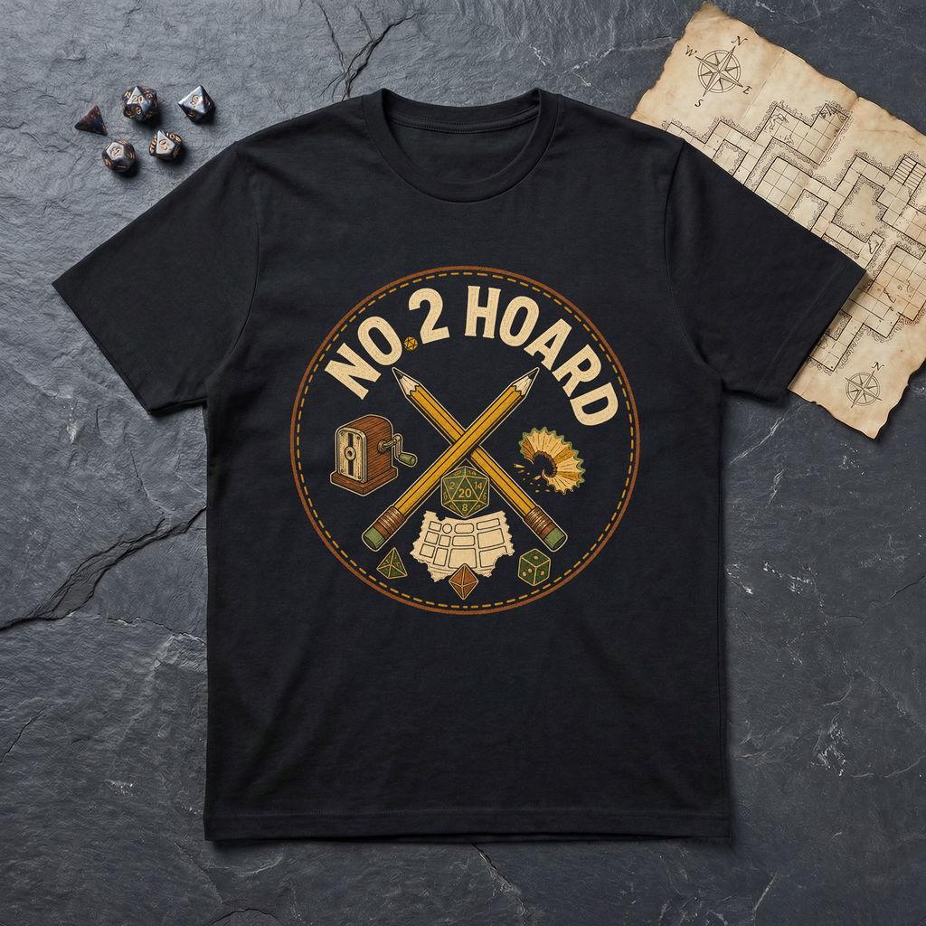 No 2 Hoard T-Shirt — Black