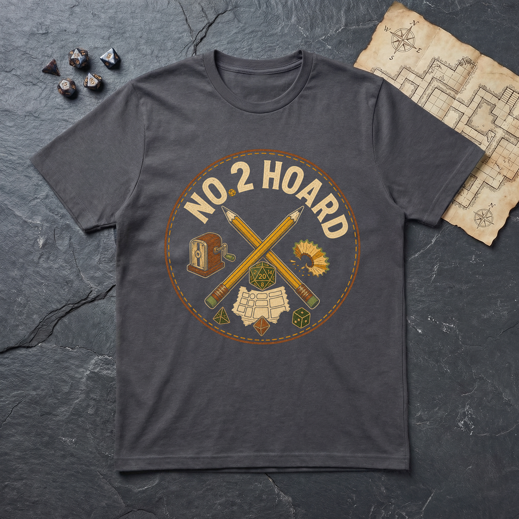 No 2 Hoard T-Shirt — Charcoal