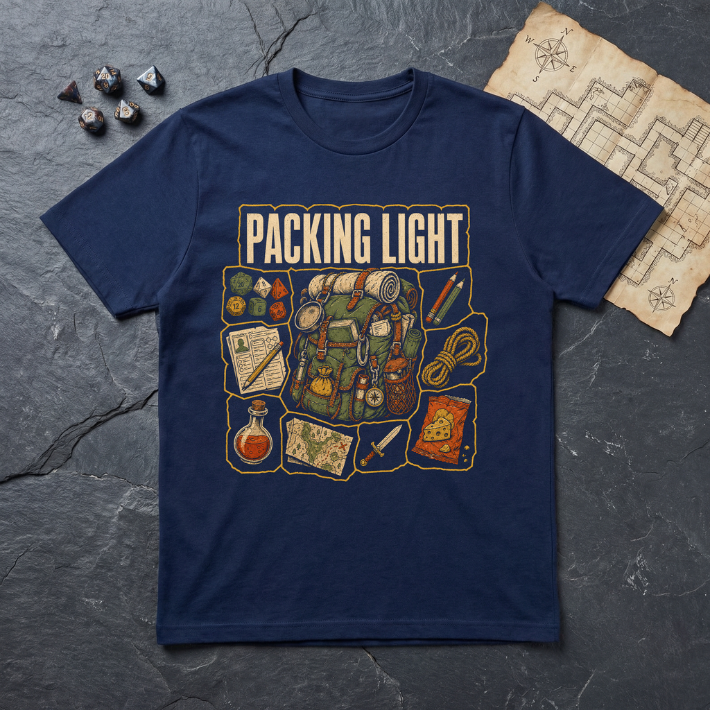 Packing Light T-Shirt — Navy