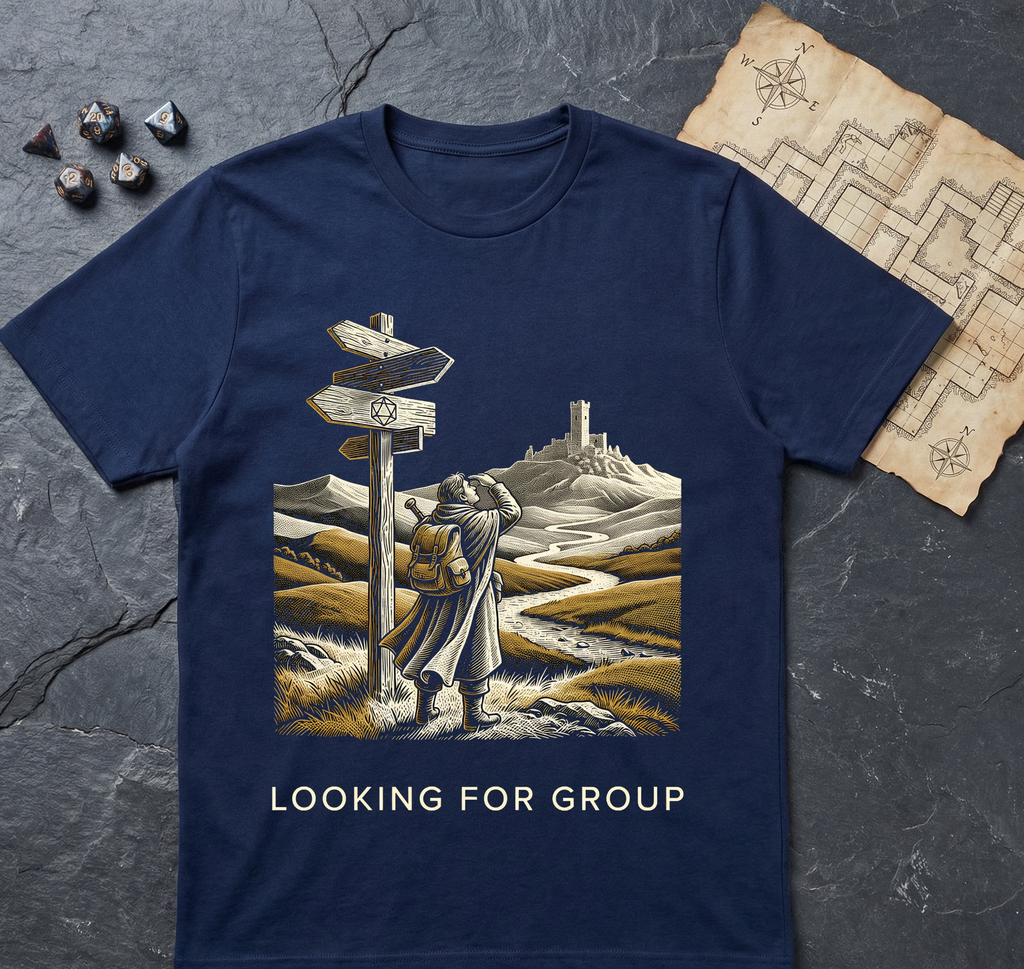 Party Finder T-Shirt — Navy