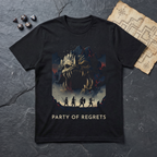 Party of Regrets T-Shirt (V2) — Black