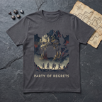 Party of Regrets T-Shirt (V2) — Charcoal