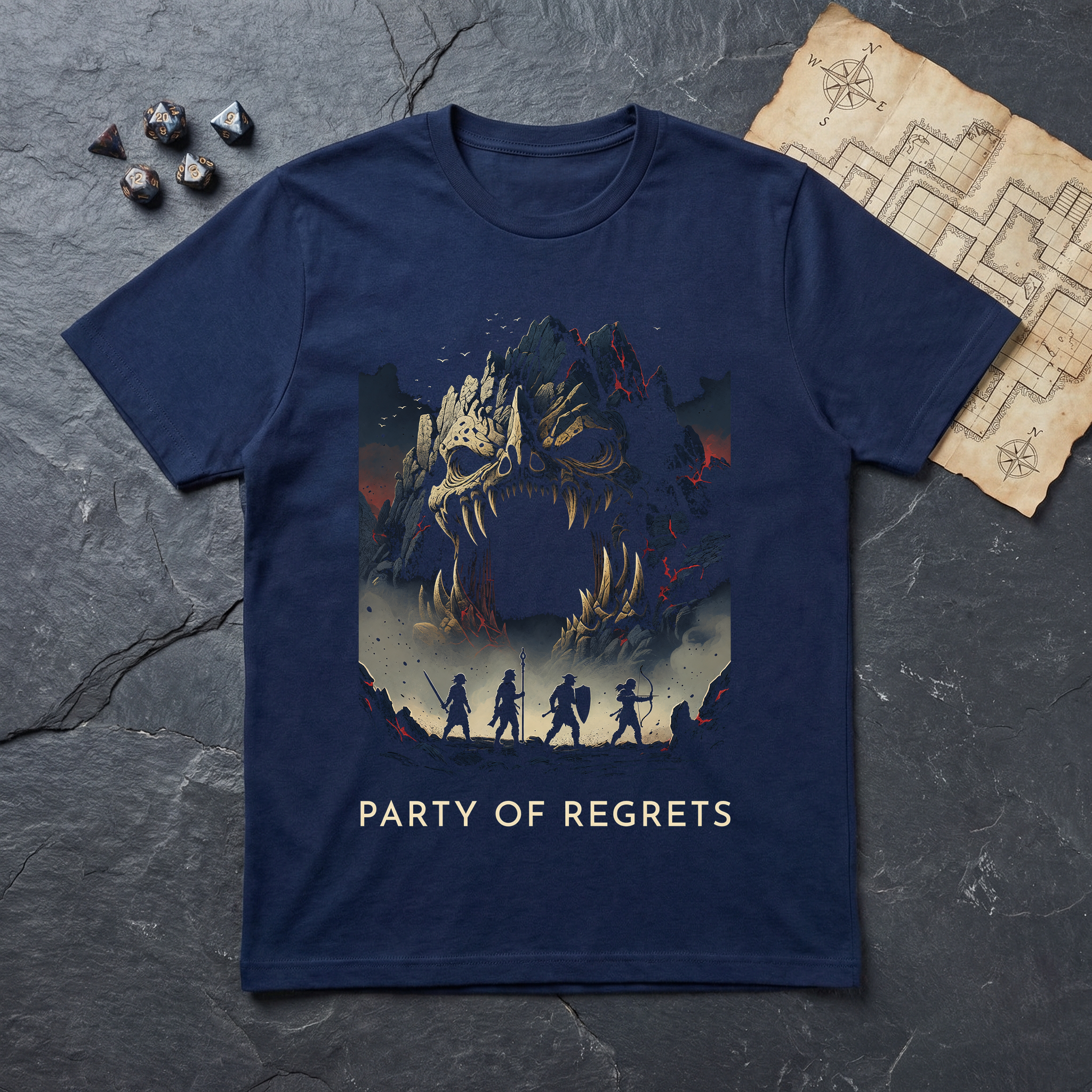 Party of Regrets T-Shirt (V2) — Navy