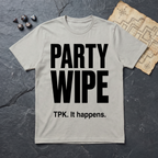 Party Wipe T-Shirt — Ice Grey