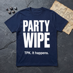 Party Wipe T-Shirt — Navy
