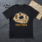 Plot Hole T-Shirt — Black
