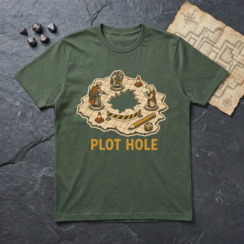 Plot Hole T-Shirt — Military Green