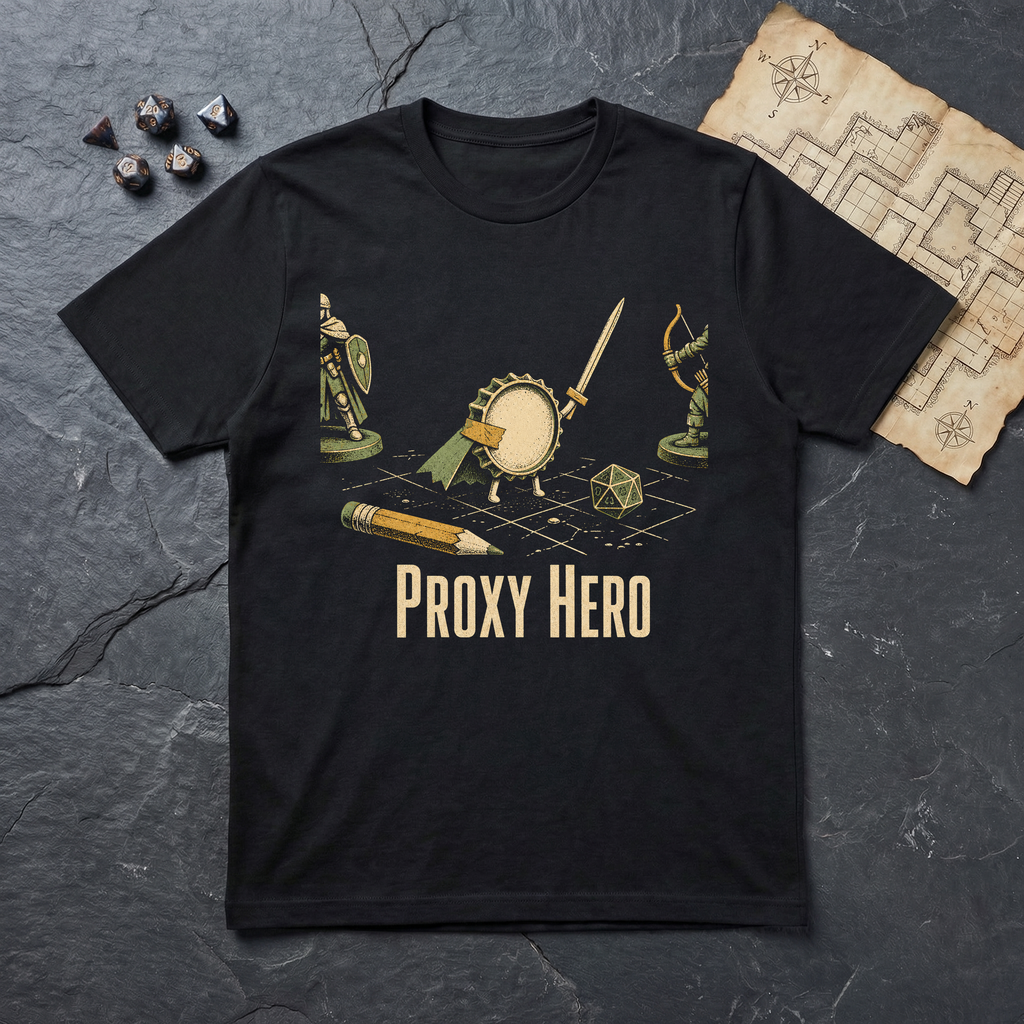 Proxy Hero T-Shirt — Black