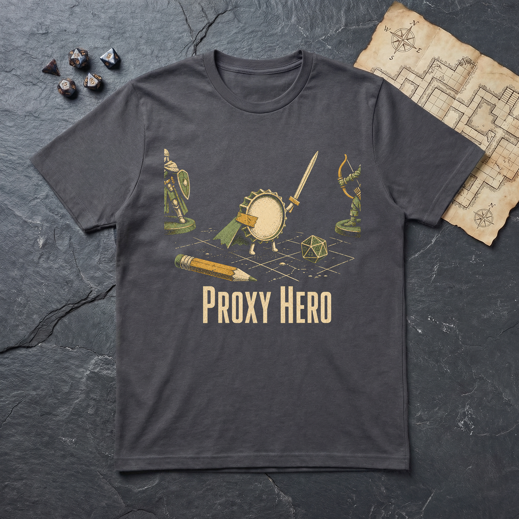 Proxy Hero T-Shirt — Charcoal