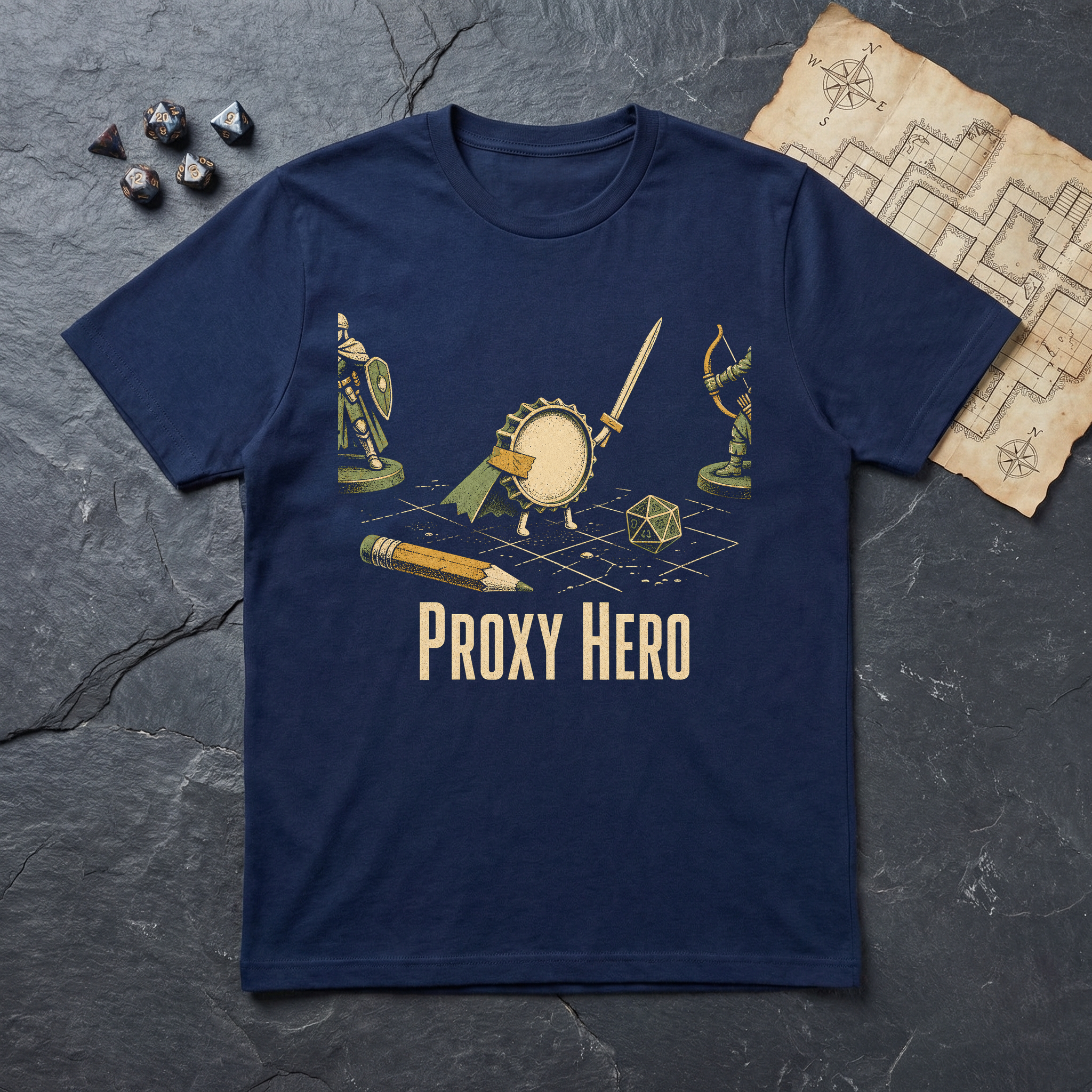 Proxy Hero T-Shirt — Navy