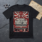 Report Suspicious Magic T-Shirt — Black