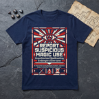 Report Suspicious Magic T-Shirt — Navy