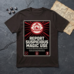 Report Suspicious Magic T-Shirt (V2) — Dark Chocolate