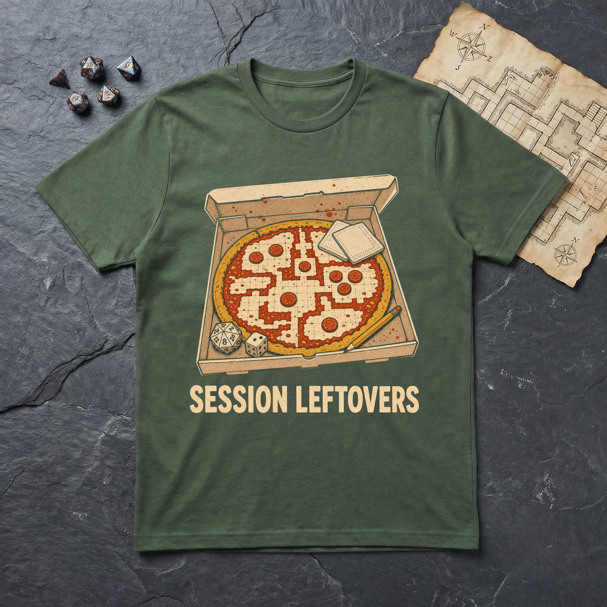 Session Leftovers T-Shirt — Military Green