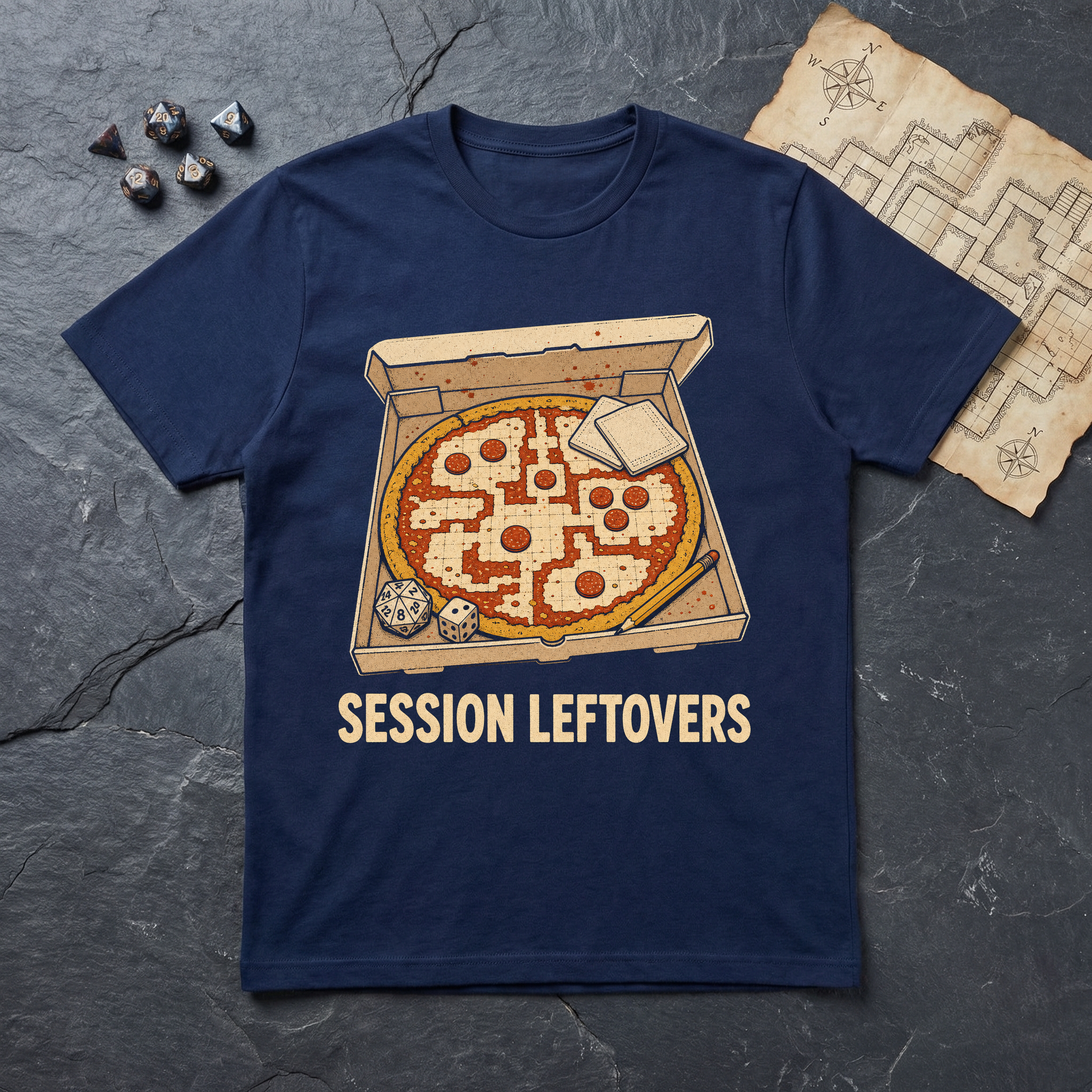 Session Leftovers T-Shirt — Navy