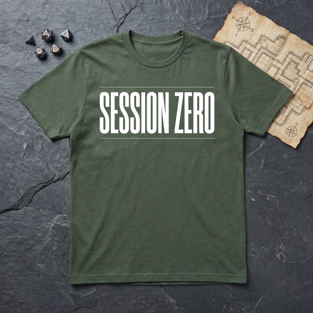 Session Zero T-Shirt — Military Green