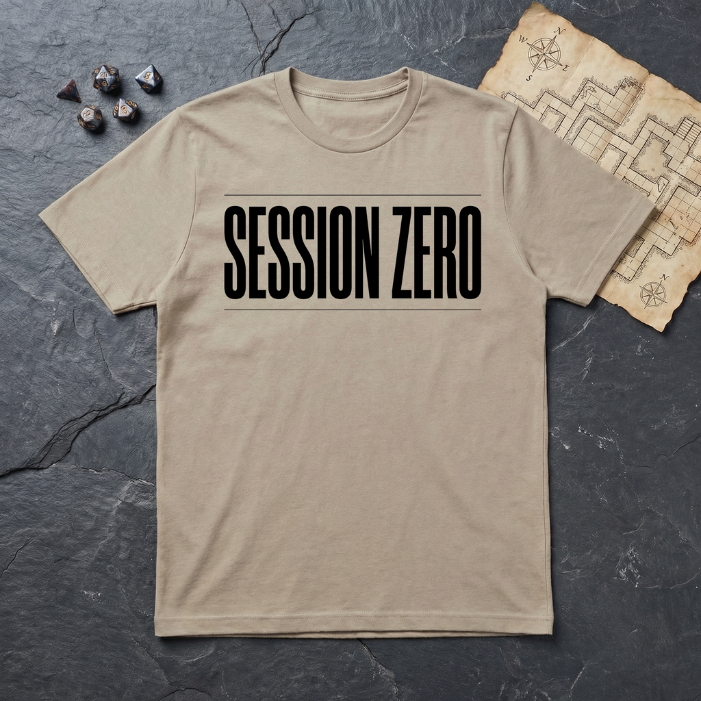 Session Zero T-Shirt — Sand