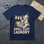 Spell Slot Laundry T-Shirt — Navy