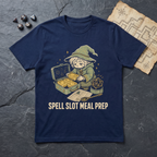 Spell Slot Meal Prep T-Shirt — Navy