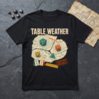 Table Weather T-Shirt — Black