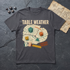 Table Weather T-Shirt — Charcoal