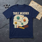 Table Weather T-Shirt — Navy