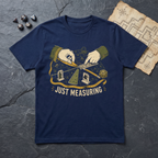 Tape Measure Theater T-Shirt — Navy
