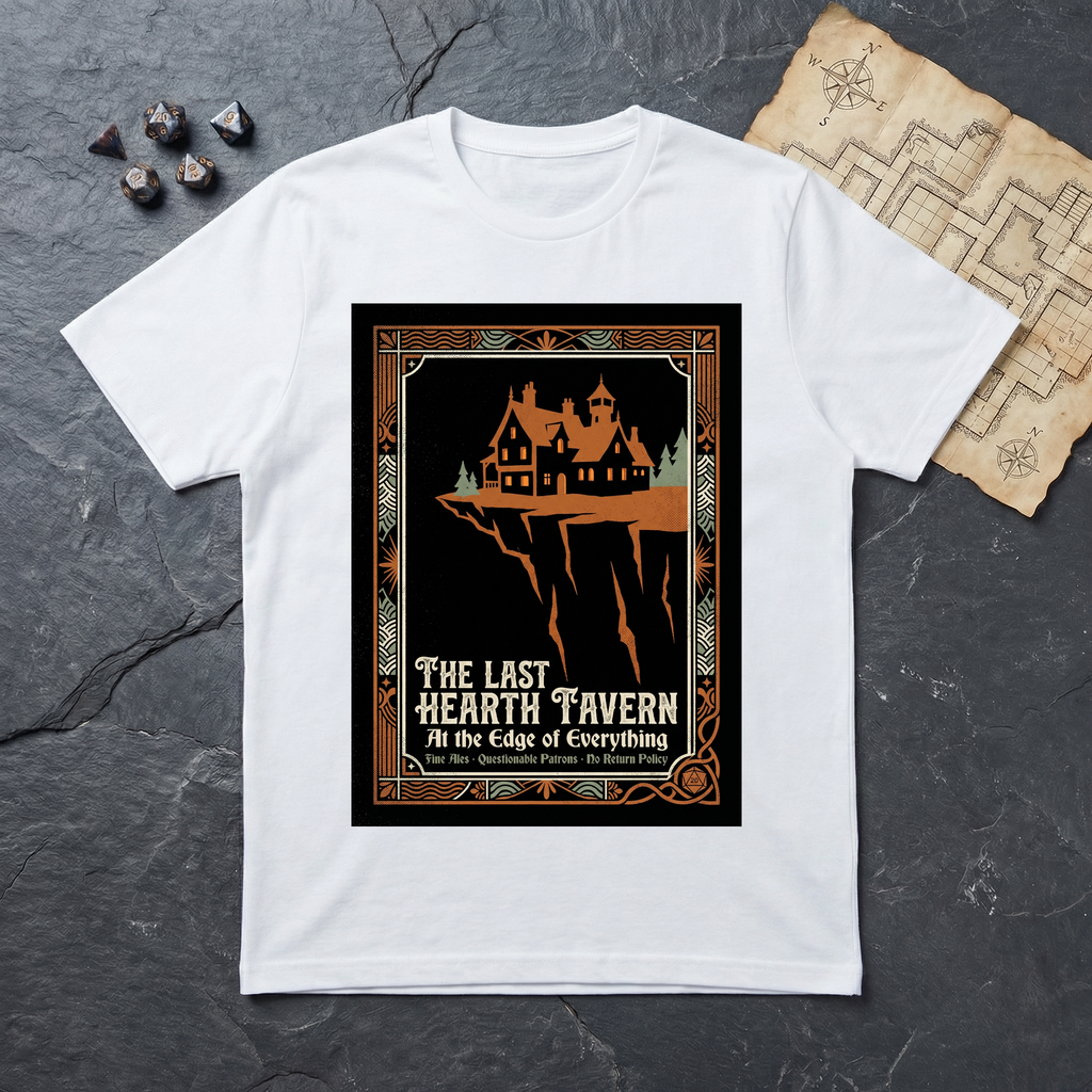 Last Hearth Tavern T-Shirt — White