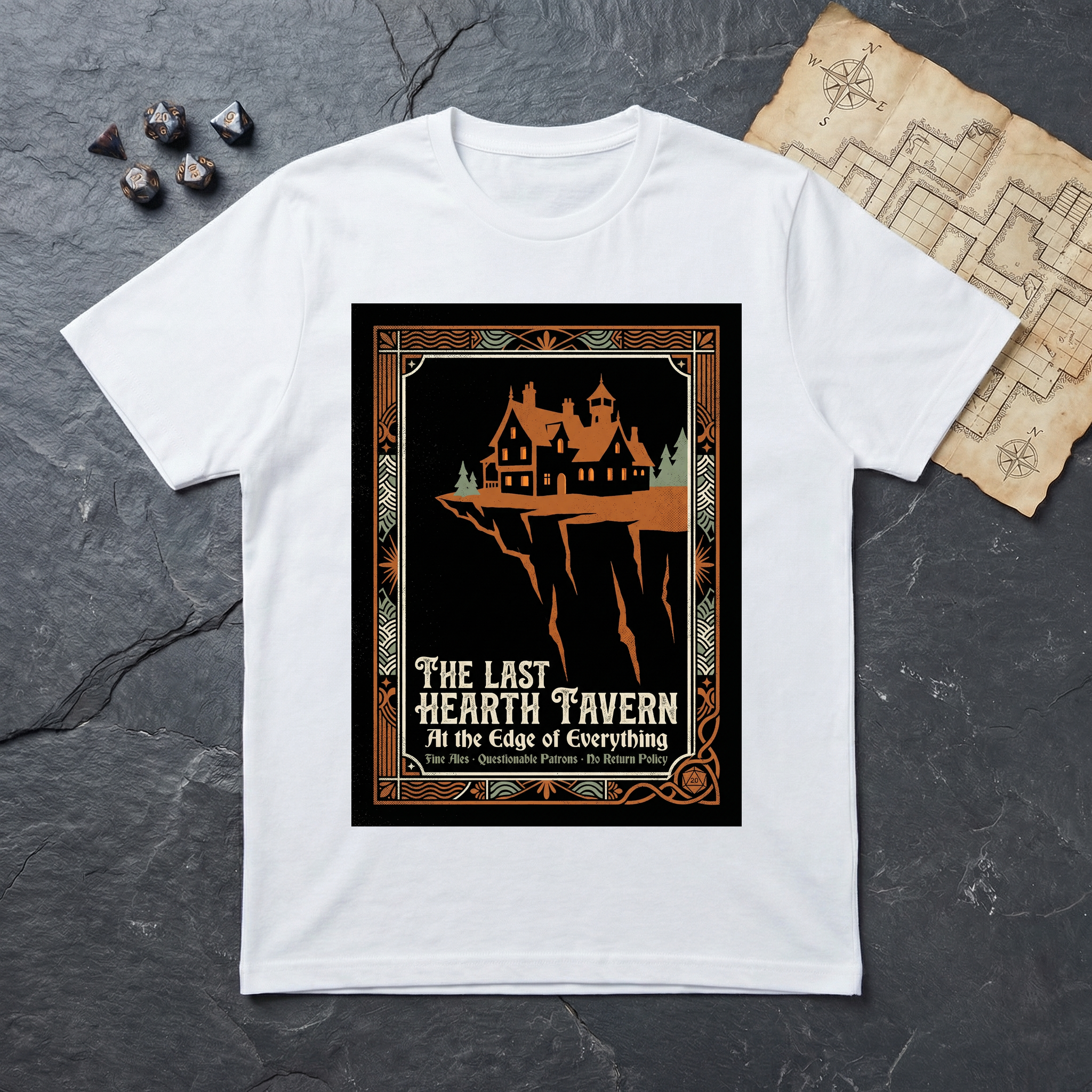 Last Hearth Tavern T-Shirt — White