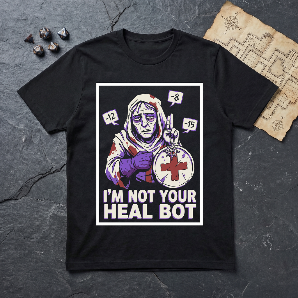 The Last Heal Slot T-Shirt — Black