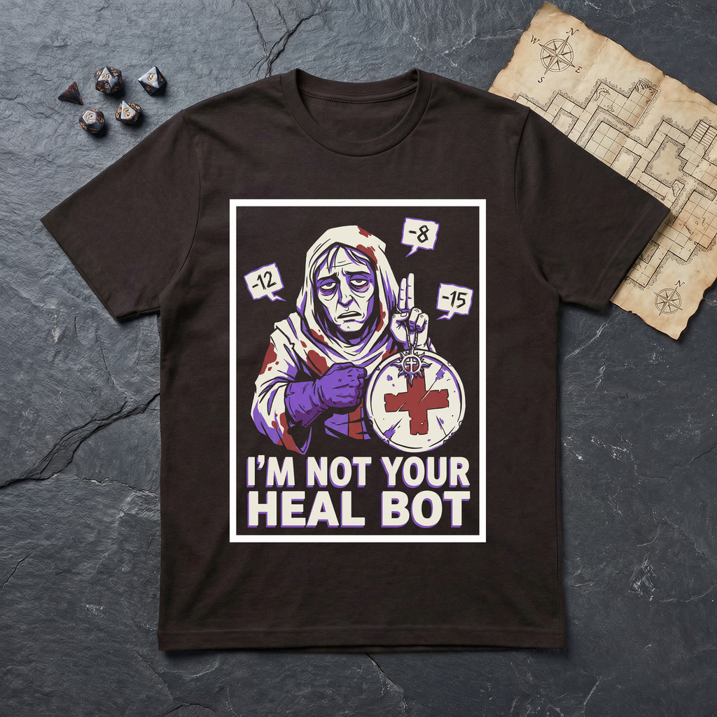 The Last Heal Slot T-Shirt — Dark Chocolate