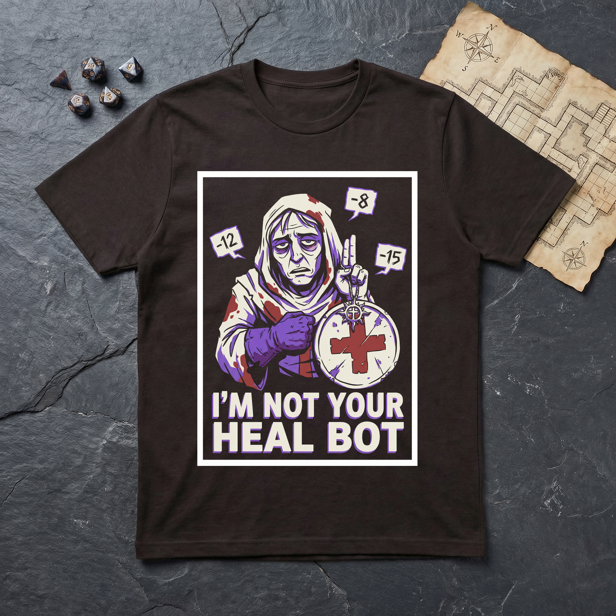The Last Heal Slot T-Shirt — Dark Chocolate