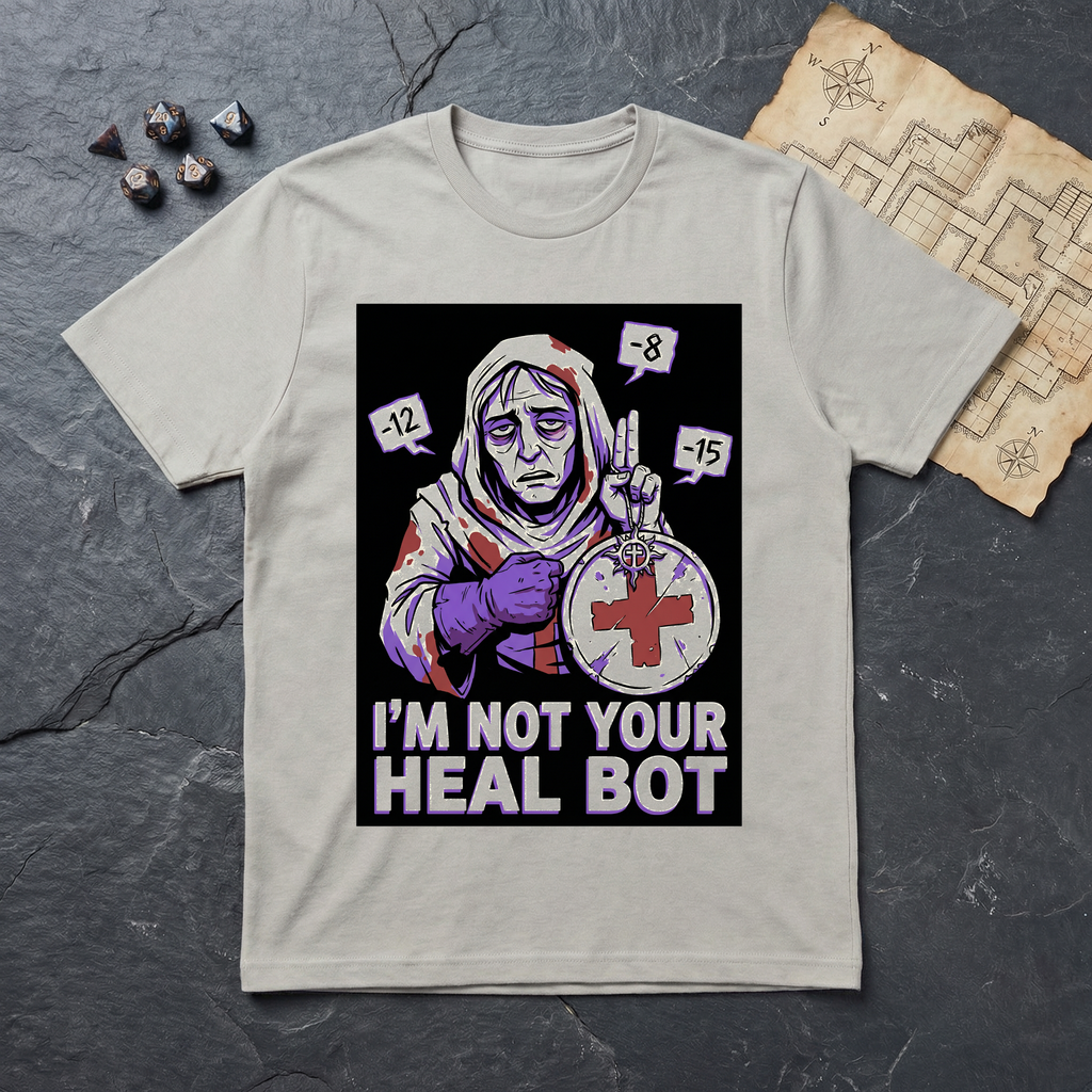 The Last Heal Slot T-Shirt — Ice Grey