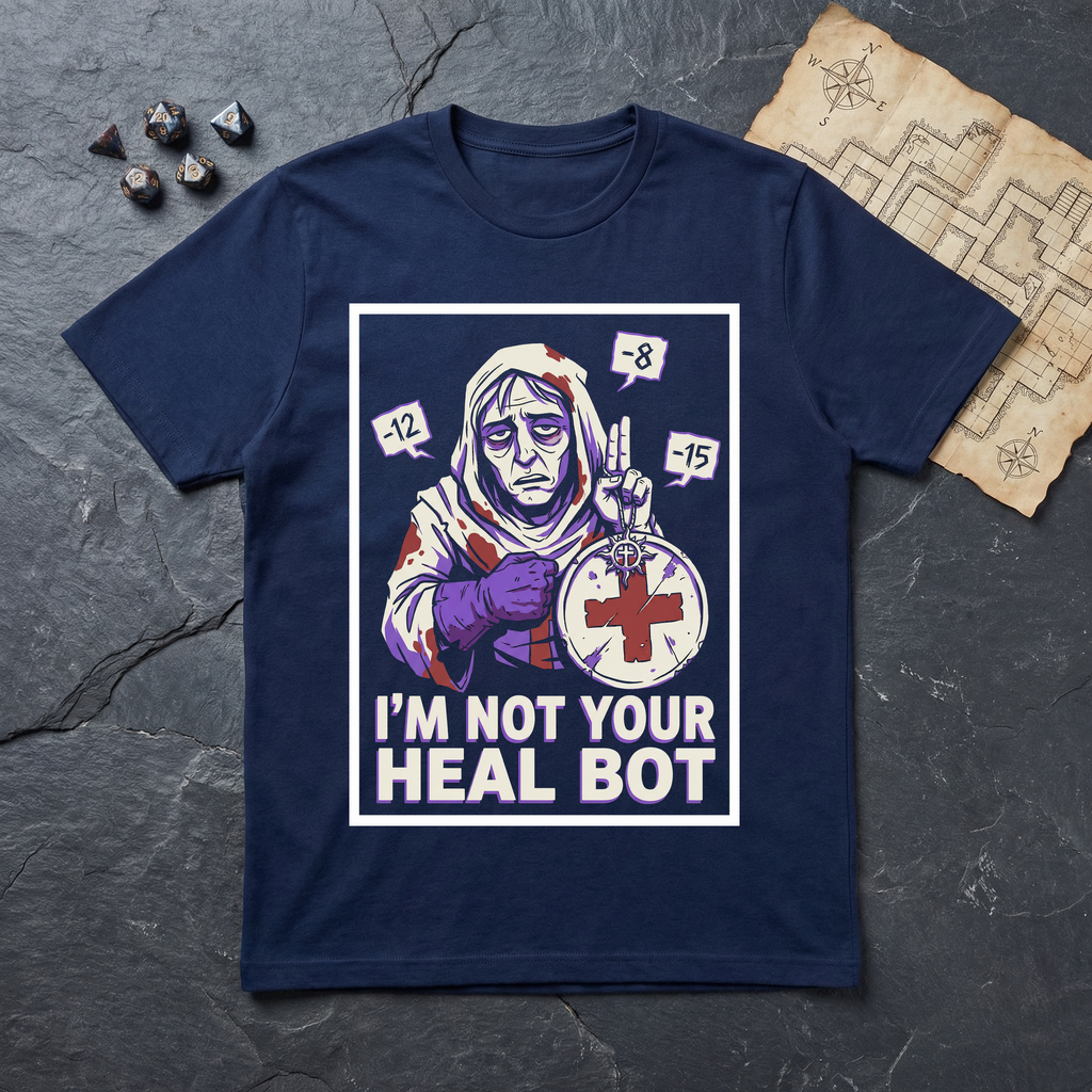 The Last Heal Slot T-Shirt — Navy