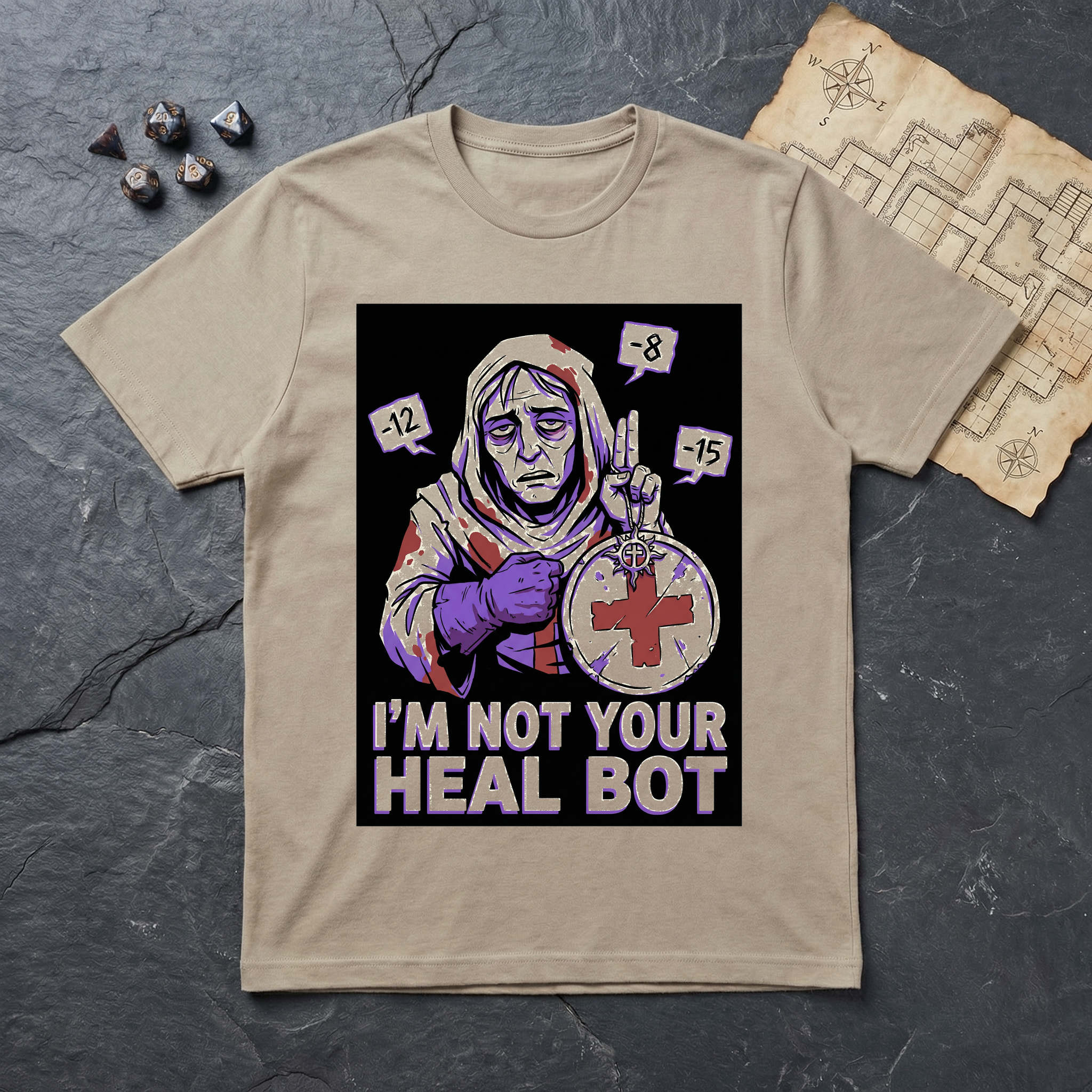 The Last Heal Slot T-Shirt — Sand