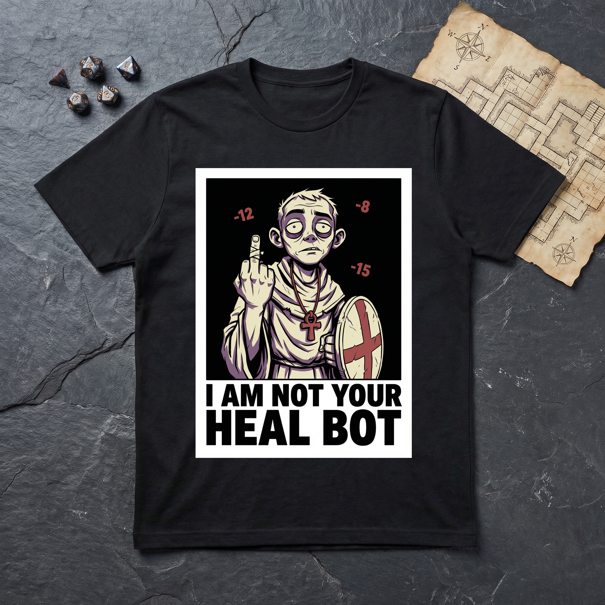 The Last Heal Slot T-Shirt (V2) — Black