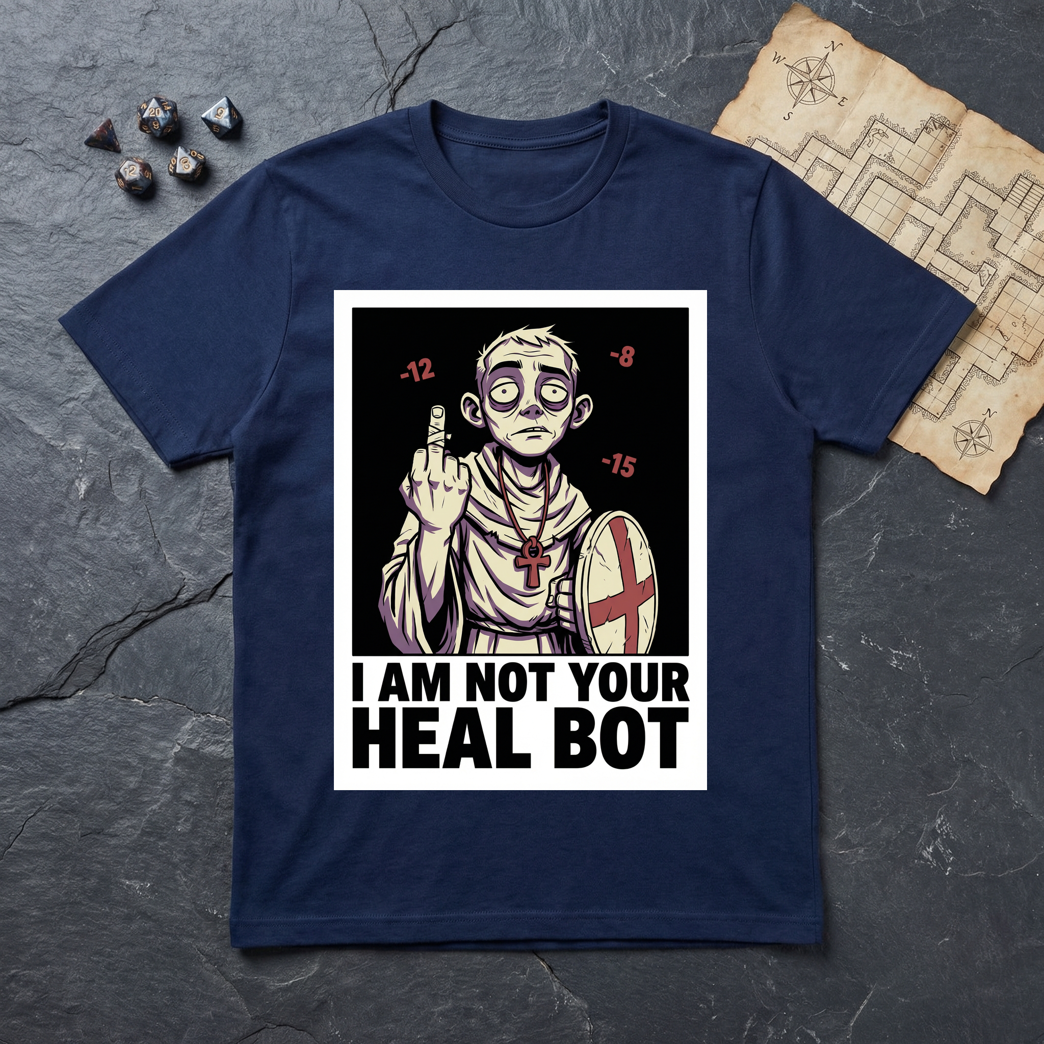 The Last Heal Slot T-Shirt (V2) — Navy