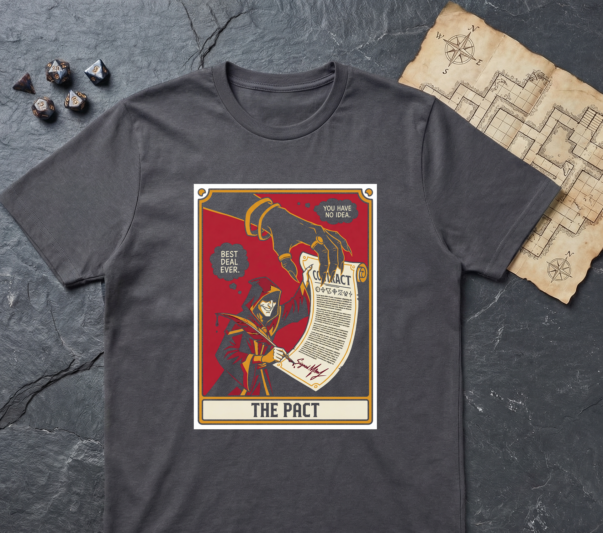 The Pact T-Shirt — Charcoal