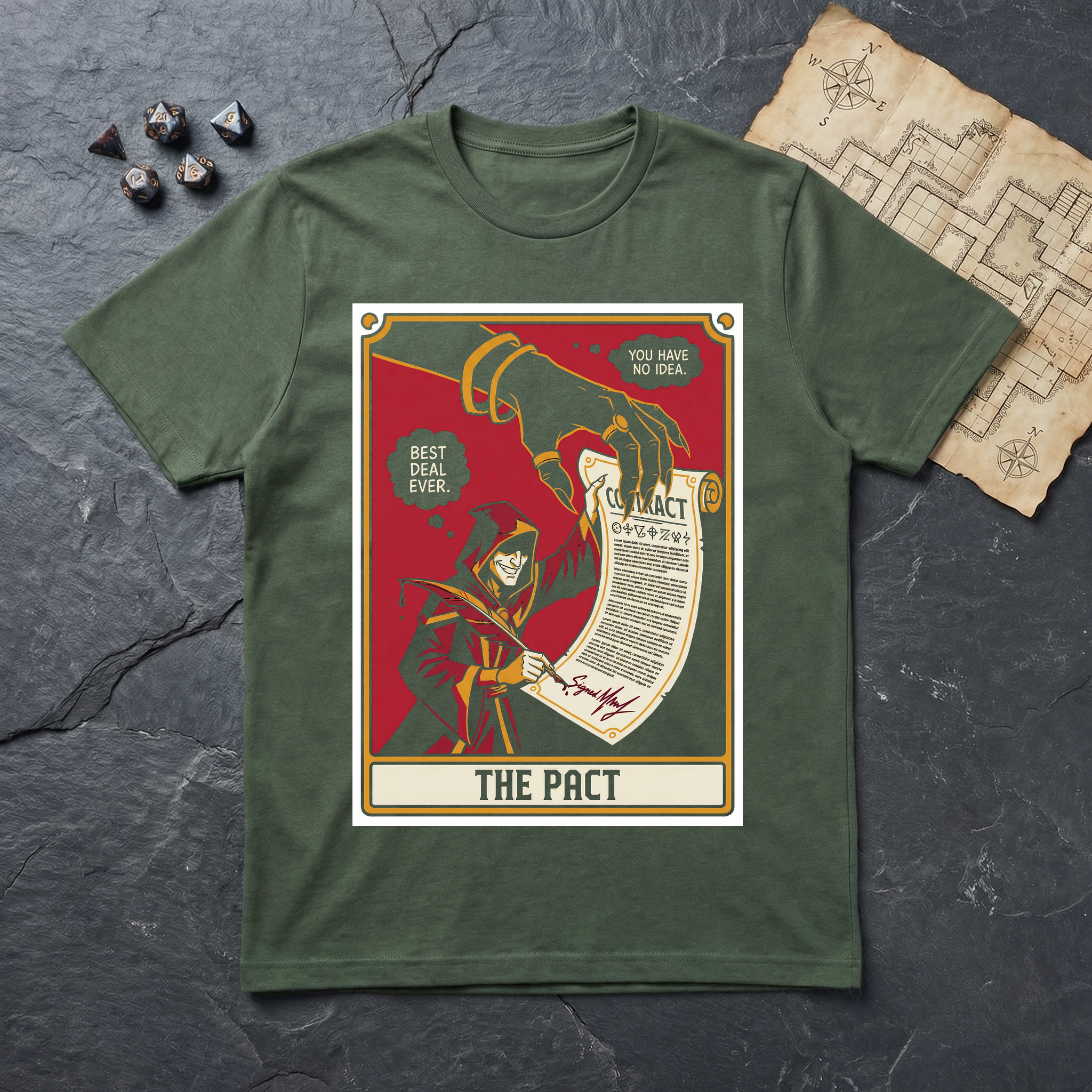 The Pact T-Shirt — Military Green
